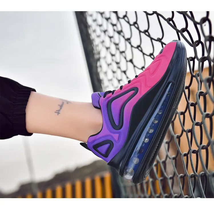 2025 New Women's Low-Top Running Shoes Fashionable Casual Sports Sneakers Large Size Couples Shoes Air Cushion Mesh Upgraded