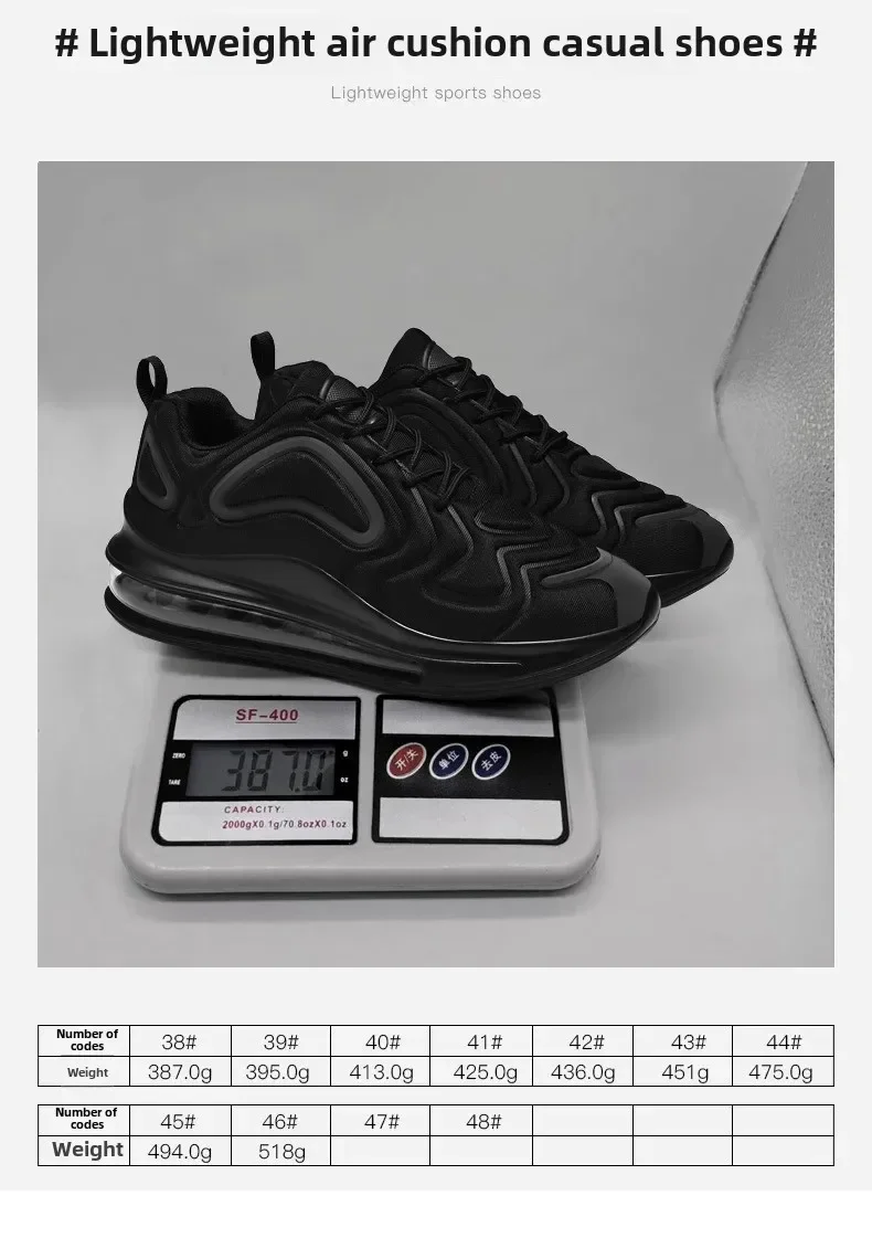 2025 New Women's Low-Top Running Shoes Fashionable Casual Sports Sneakers Large Size Couples Shoes Air Cushion Mesh Upgraded