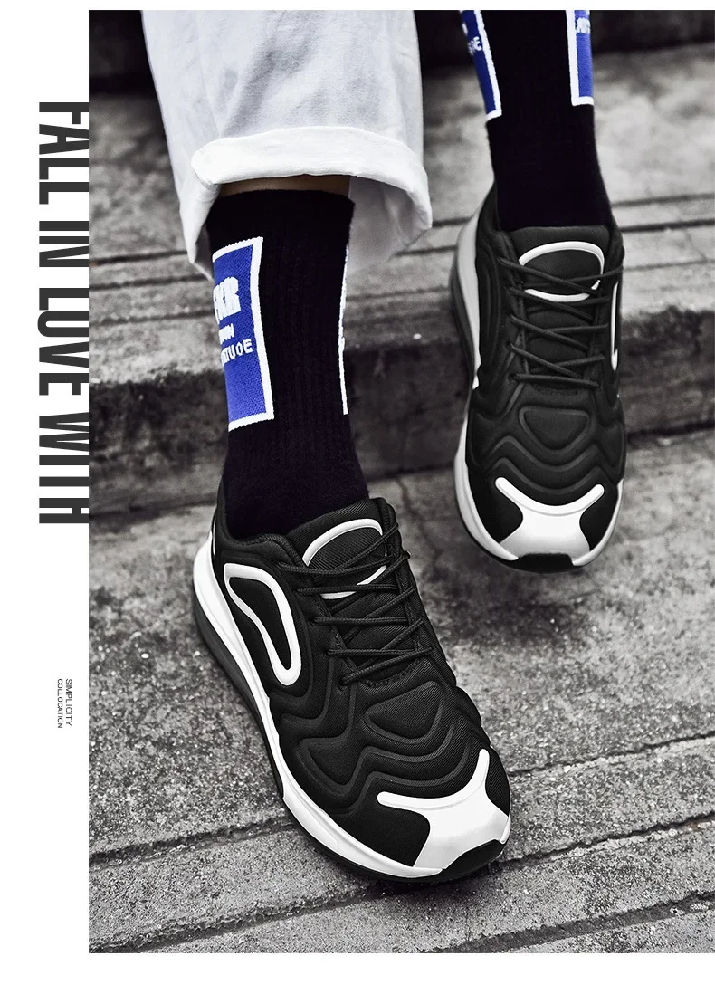 2025 New Women's Low-Top Running Shoes Fashionable Casual Sports Sneakers Large Size Couples Shoes Air Cushion Mesh Upgraded