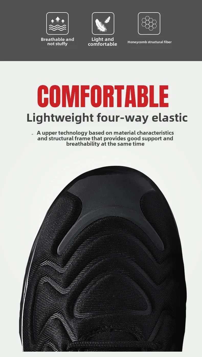 2025 New Women's Low-Top Running Shoes Fashionable Casual Sports Sneakers Large Size Couples Shoes Air Cushion Mesh Upgraded