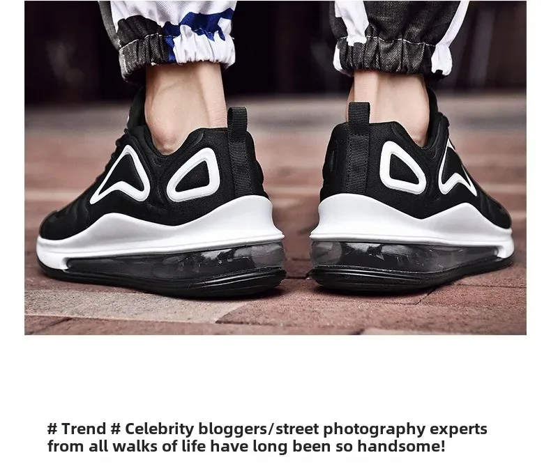 2025 New Women's Low-Top Running Shoes Fashionable Casual Sports Sneakers Large Size Couples Shoes Air Cushion Mesh Upgraded