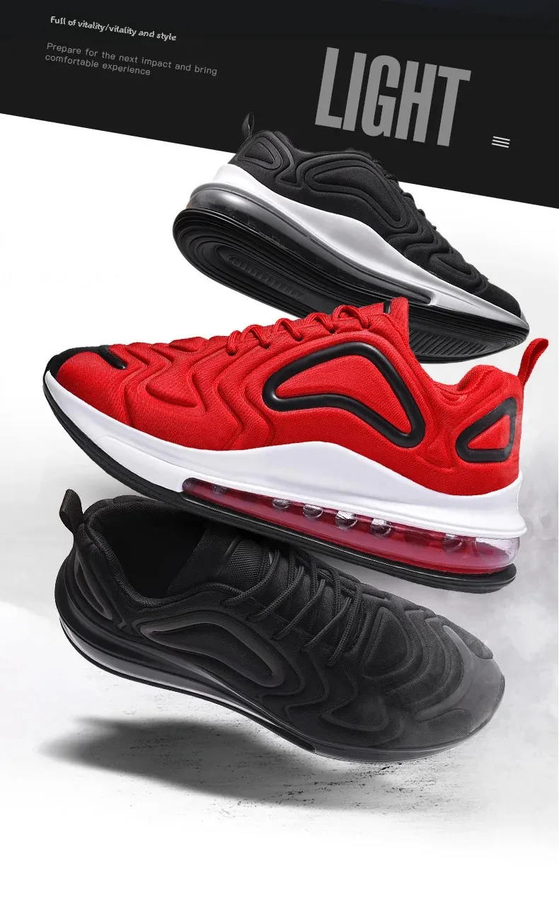 2025 New Women's Low-Top Running Shoes Fashionable Casual Sports Sneakers Large Size Couples Shoes Air Cushion Mesh Upgraded