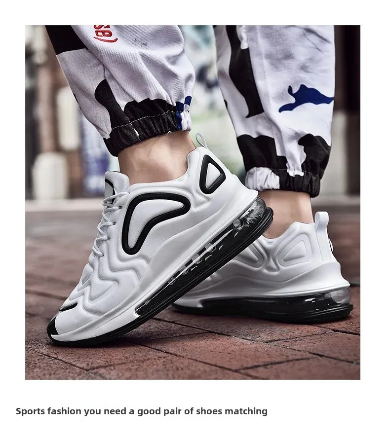 2025 New Women's Low-Top Running Shoes Fashionable Casual Sports Sneakers Large Size Couples Shoes Air Cushion Mesh Upgraded