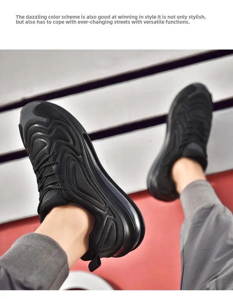 2025 New Women's Low-Top Running Shoes Fashionable Casual Sports Sneakers Large Size Couples Shoes Air Cushion Mesh Upgraded