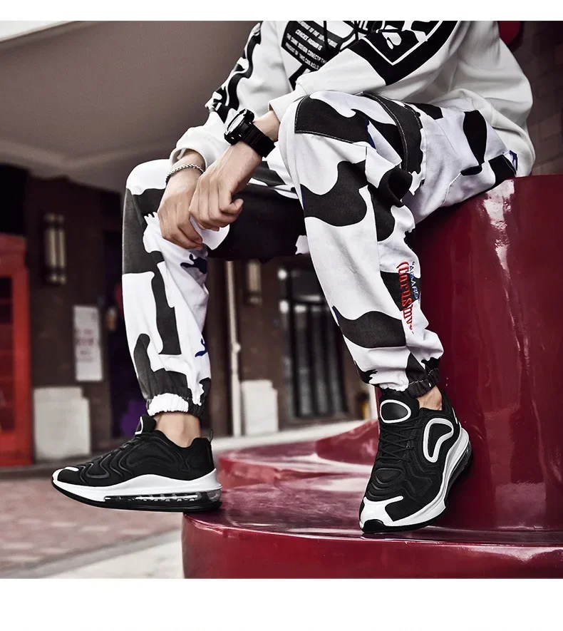 2025 New Women's Low-Top Running Shoes Fashionable Casual Sports Sneakers Large Size Couples Shoes Air Cushion Mesh Upgraded