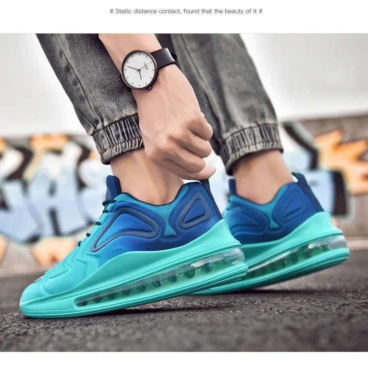 2025 New Women's Low-Top Running Shoes Fashionable Casual Sports Sneakers Large Size Couples Shoes Air Cushion Mesh Upgraded