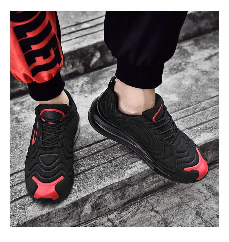 2025 New Women's Low-Top Running Shoes Fashionable Casual Sports Sneakers Large Size Couples Shoes Air Cushion Mesh Upgraded
