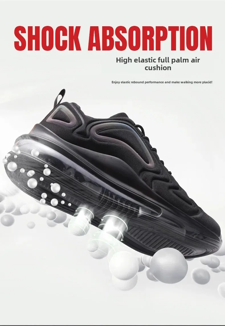 2025 New Women's Low-Top Running Shoes Fashionable Casual Sports Sneakers Large Size Couples Shoes Air Cushion Mesh Upgraded