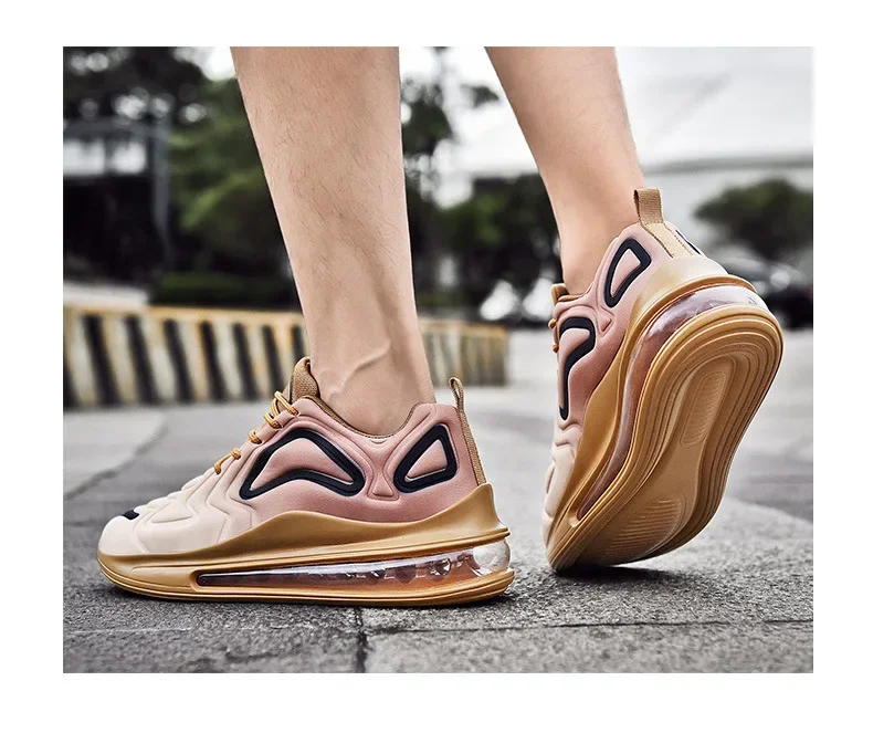 2025 New Women's Low-Top Running Shoes Fashionable Casual Sports Sneakers Large Size Couples Shoes Air Cushion Mesh Upgraded