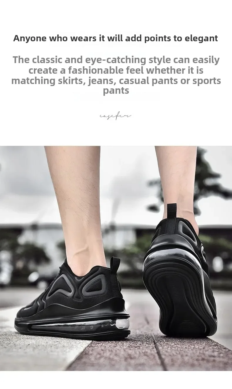 2025 New Women's Low-Top Running Shoes Fashionable Casual Sports Sneakers Large Size Couples Shoes Air Cushion Mesh Upgraded