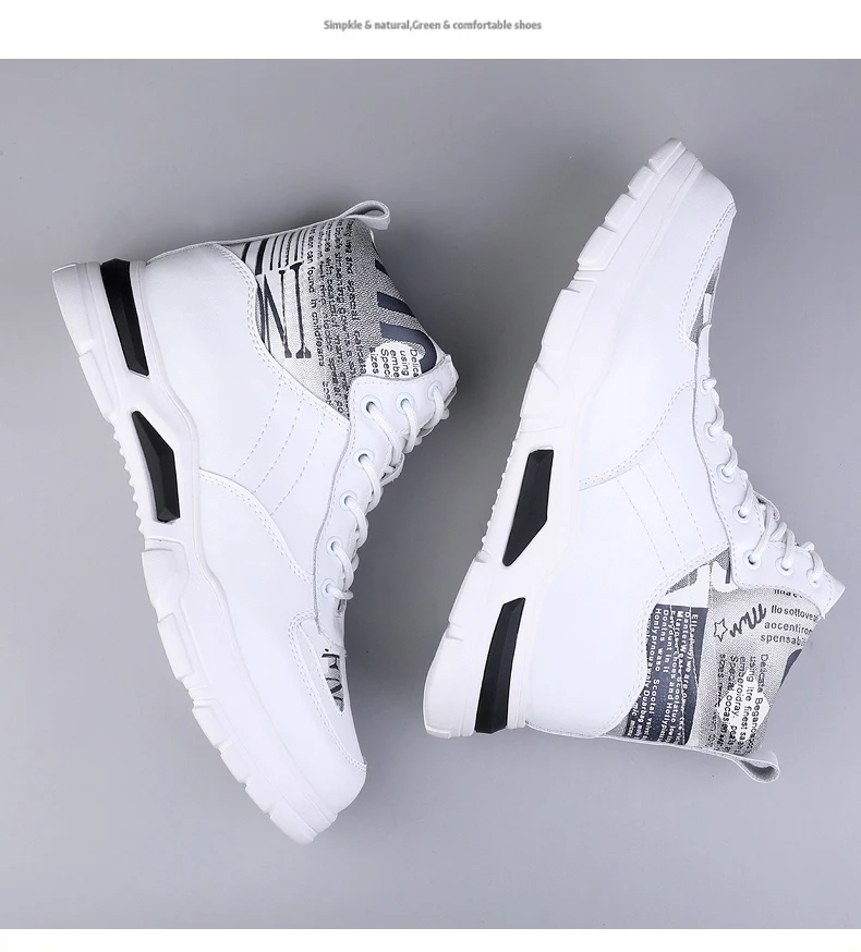 Man Elevator Boots Hidden Heels Genuine Leather Ankle Boots 7CM Invisible Height Increasing Shoes Men Casual Inner Increase Shoe