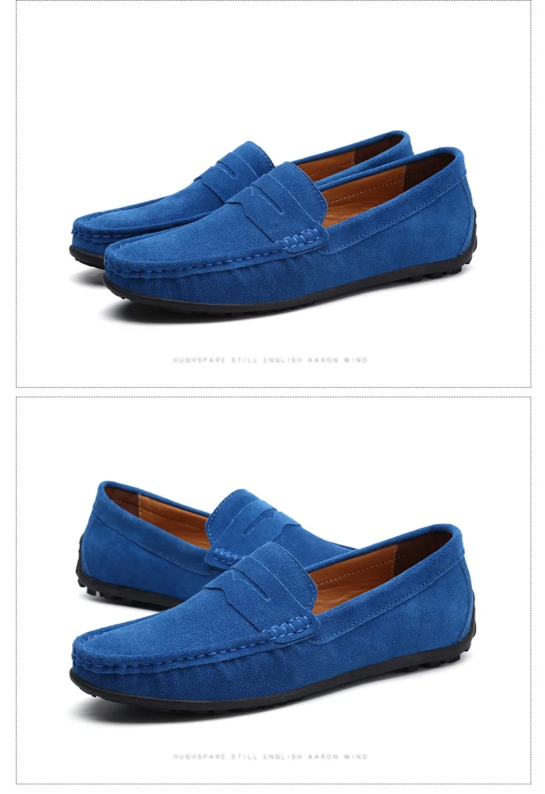 DEKABR Big Size 38~49 Men Loafers Real Leather Fashion Boat Shoes Brand Mens Casual Leather Male Flat Shoes