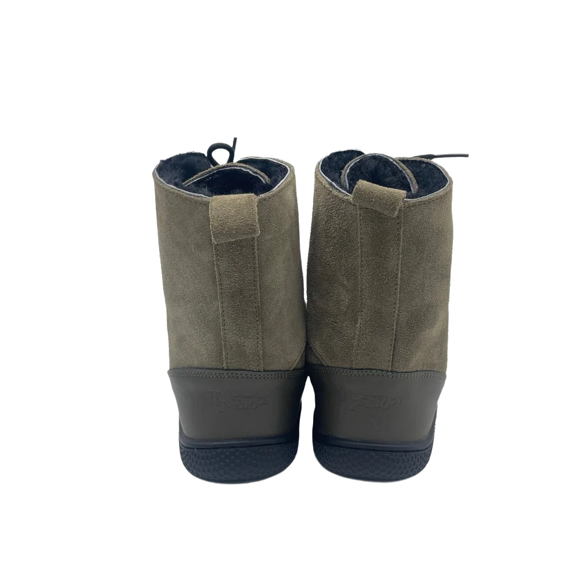 Tipsietoes Barefoot Genuine Leather Winter Middle-High Boots Real Natural Fur Linning Warm Men Women Warmer Light Weight