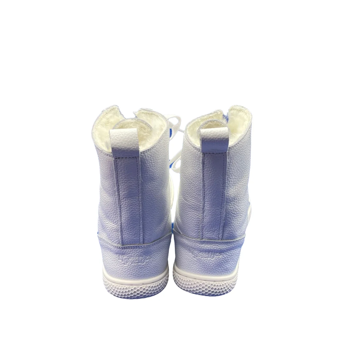 Tipsietoes Barefoot Genuine Leather Winter Middle-High Boots Real Natural Fur Linning Warm Men Women Warmer Light Weight