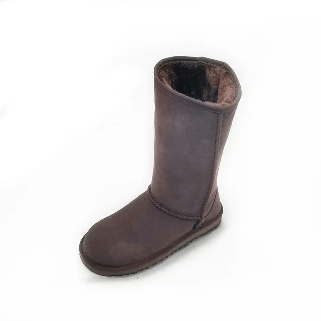 High Boots 2023 New Arrival Winter Mujer Botas Genuine Leather Woman Snow Boots Thick Plush Boots Women's Shoes Warm Shoes