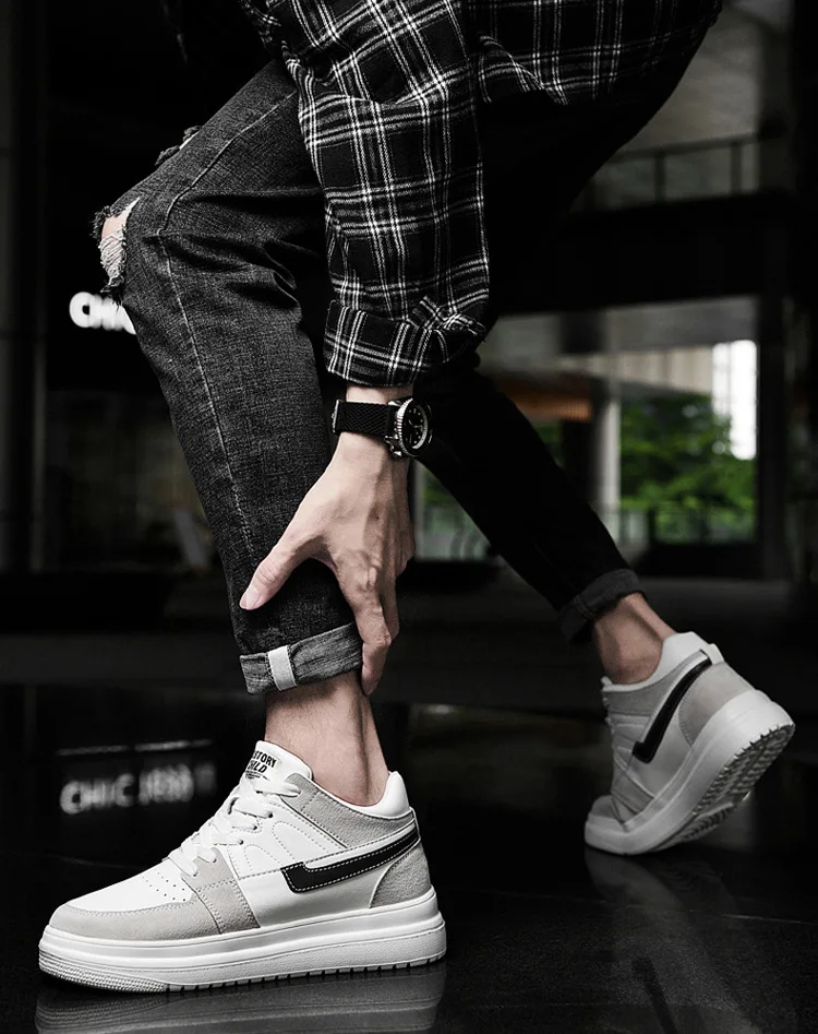 Men Elevator Shoes Heightening Sneakers for Men 4cm 6cm 8cm 10cm Breathable Height Increased Shoes for Man Sports Shoes