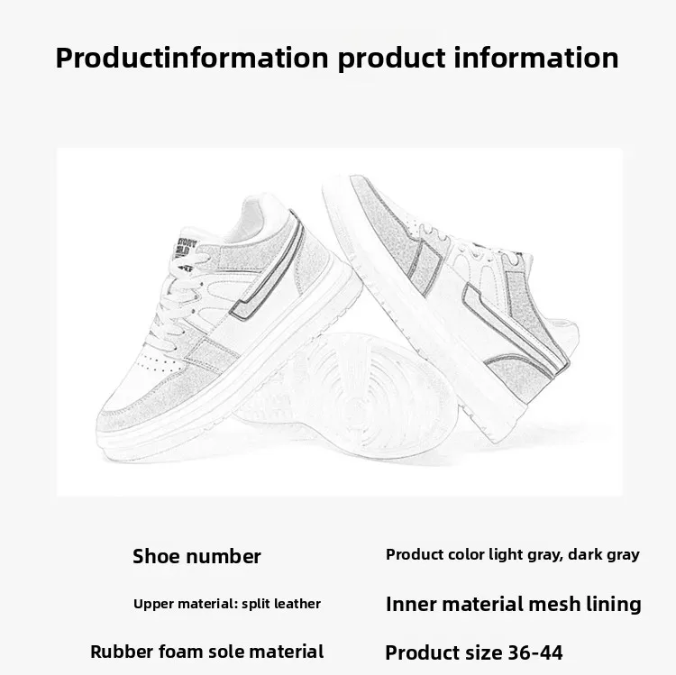 Men Elevator Shoes Heightening Sneakers for Men 4cm 6cm 8cm 10cm Breathable Height Increased Shoes for Man Sports Shoes
