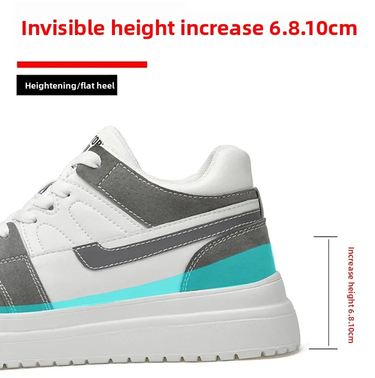 Men Elevator Shoes Heightening Sneakers for Men 4cm 6cm 8cm 10cm Breathable Height Increased Shoes for Man Sports Shoes