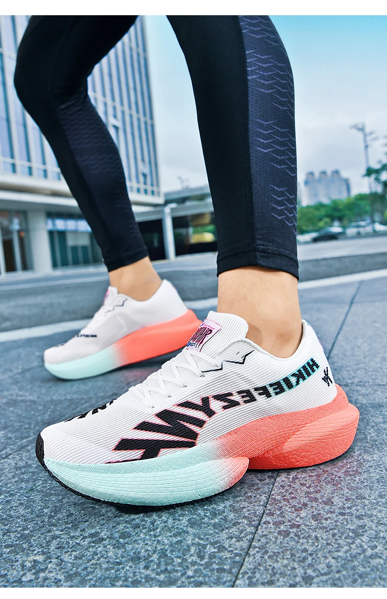 Running Shoes Man Carbon Board Marathon Sports Casual Shoe Breathable Lightweight Comfortable Woman Speciality Athletic Sneakers