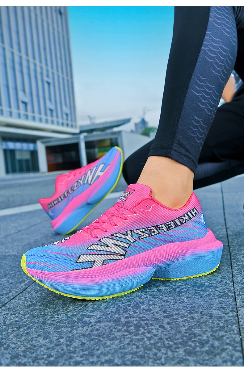 Running Shoes Man Carbon Board Marathon Sports Casual Shoe Breathable Lightweight Comfortable Woman Speciality Athletic Sneakers