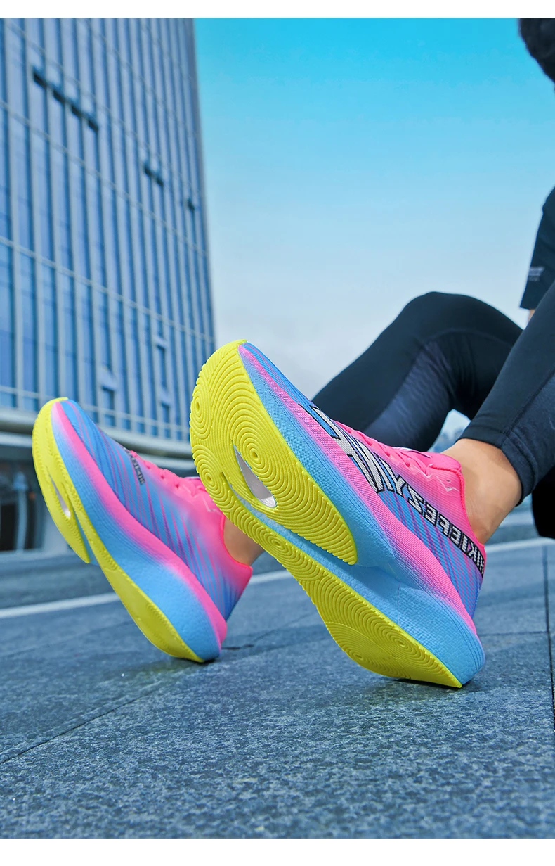 Running Shoes Man Carbon Board Marathon Sports Casual Shoe Breathable Lightweight Comfortable Woman Speciality Athletic Sneakers