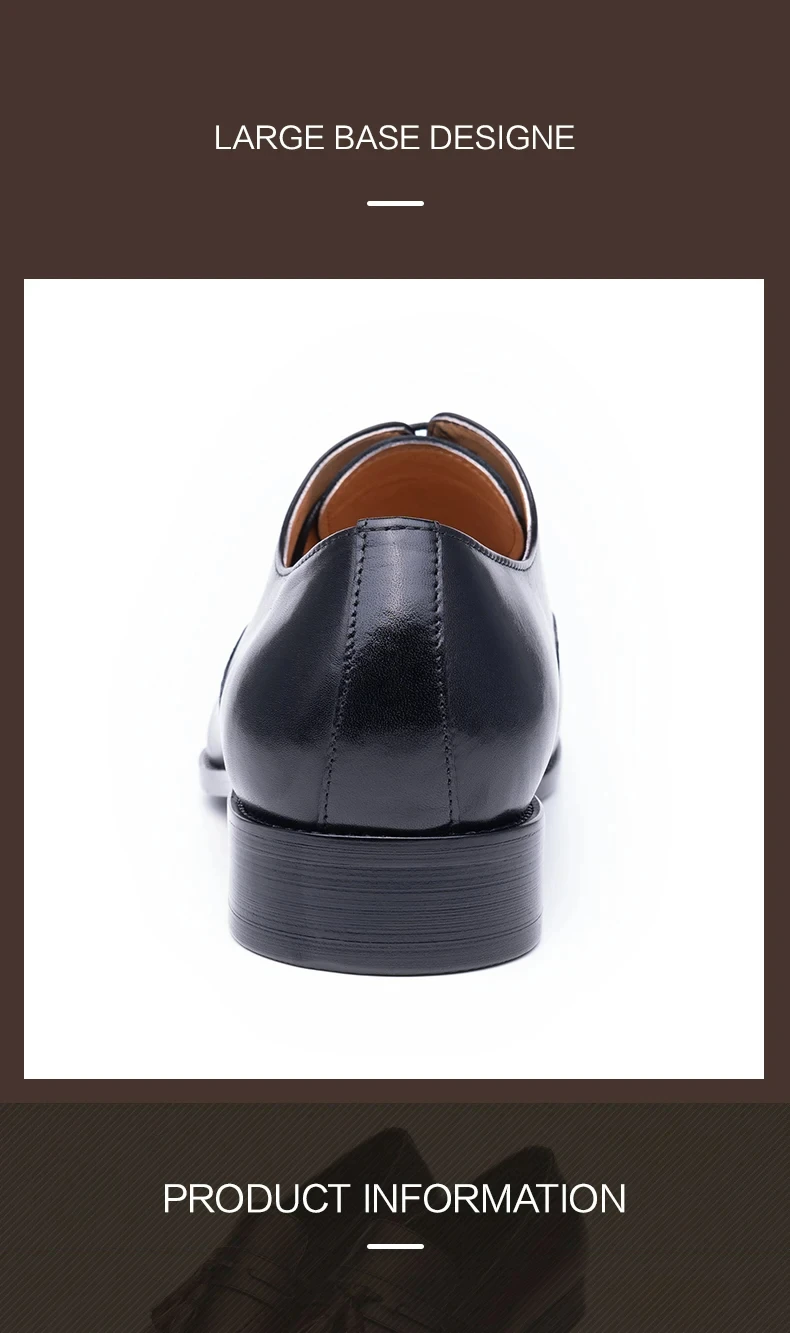 Classic Brogue Shoe Men's Business Suits Matches New Style Genuine Cowhide Handmade Formal Office Wedding Party Mans Dress Shoes