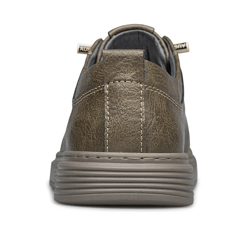 Brand Designer Men's Genuine Leather Casual Shoes Big Size: 36-47 Black Outdoor Oxford Shoes High-quality Business Sports Shoes