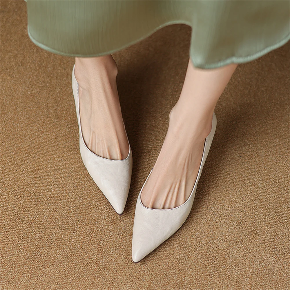 FEDONAS Women Basic Pumps High Heels Nude Pumps Wedding Bridal Stiletto Sexy Pointed Toe Lady Office Party Shoes Woman