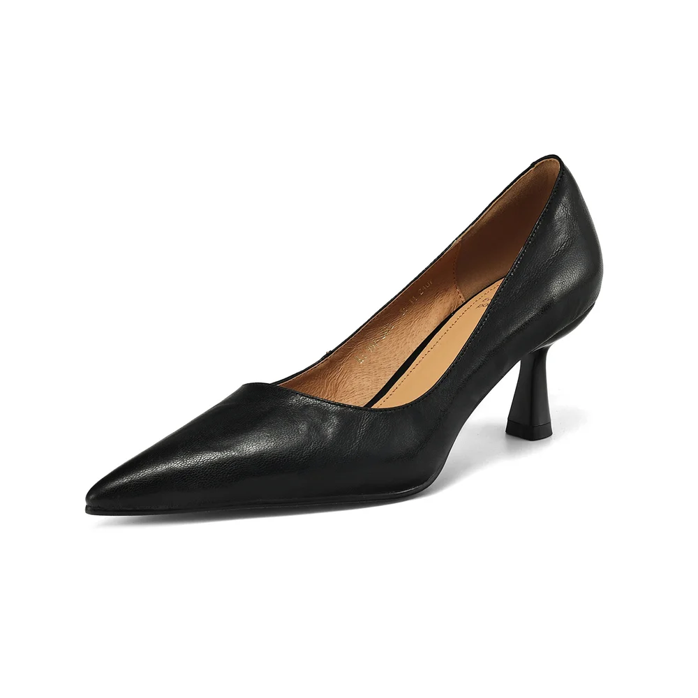 FEDONAS Women Basic Pumps High Heels Nude Pumps Wedding Bridal Stiletto Sexy Pointed Toe Lady Office Party Shoes Woman