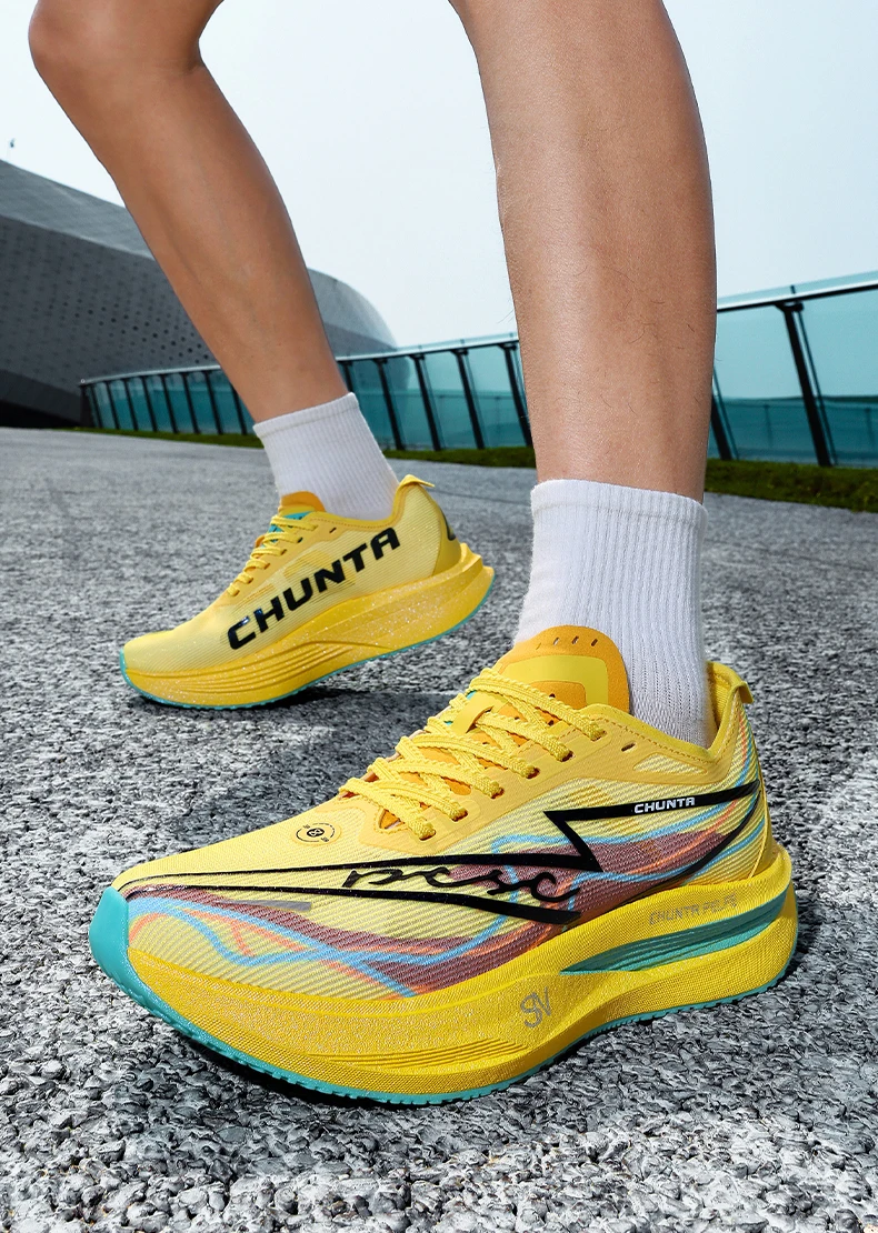 Men Carbon Plate Running Shoes Breathable Women Tennis Sport Trainers Outdoor Marathon Jogging Casual Athletic Chunta Sneakers