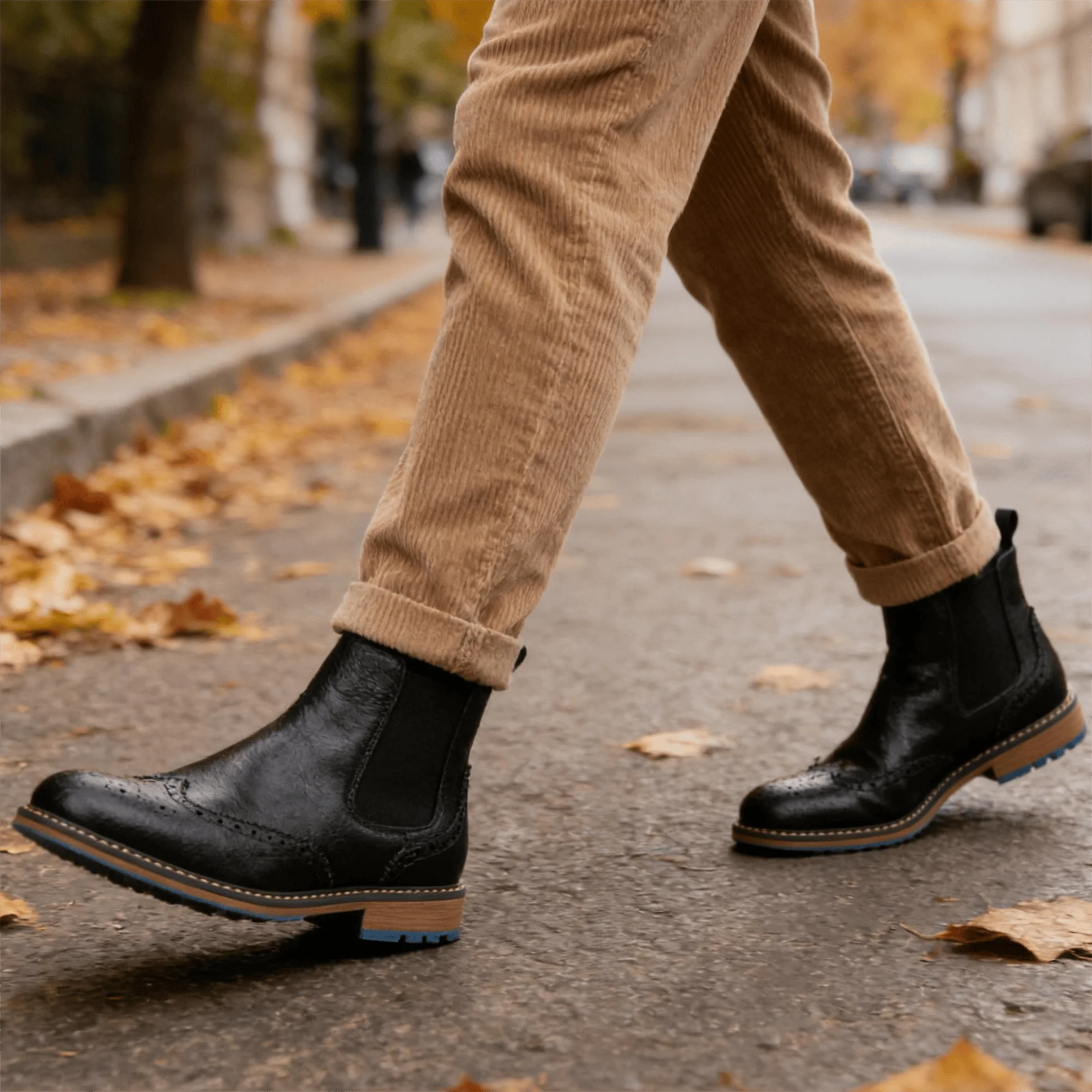 Men Boots Fashion Retro 2026 Casual Brand Comfortable Leather Boots