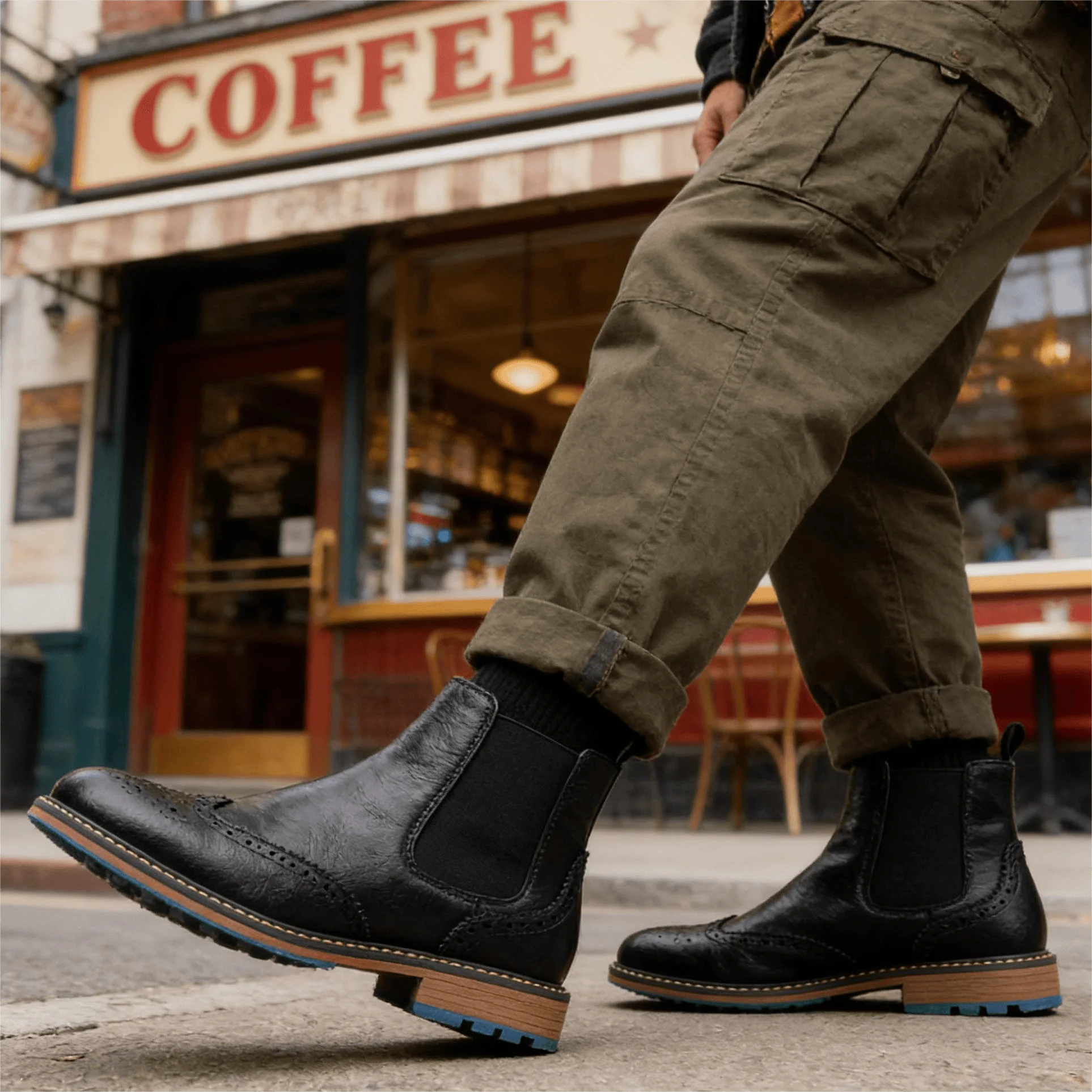 Men Boots Fashion Retro 2026 Casual Brand Comfortable Leather Boots