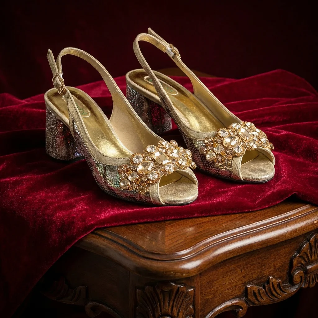 2026 New Green Elegant Women's High Heels Shoes & Bag Set Rhinestone-Embellished Designer Shoes Perfect for Special Occasionss