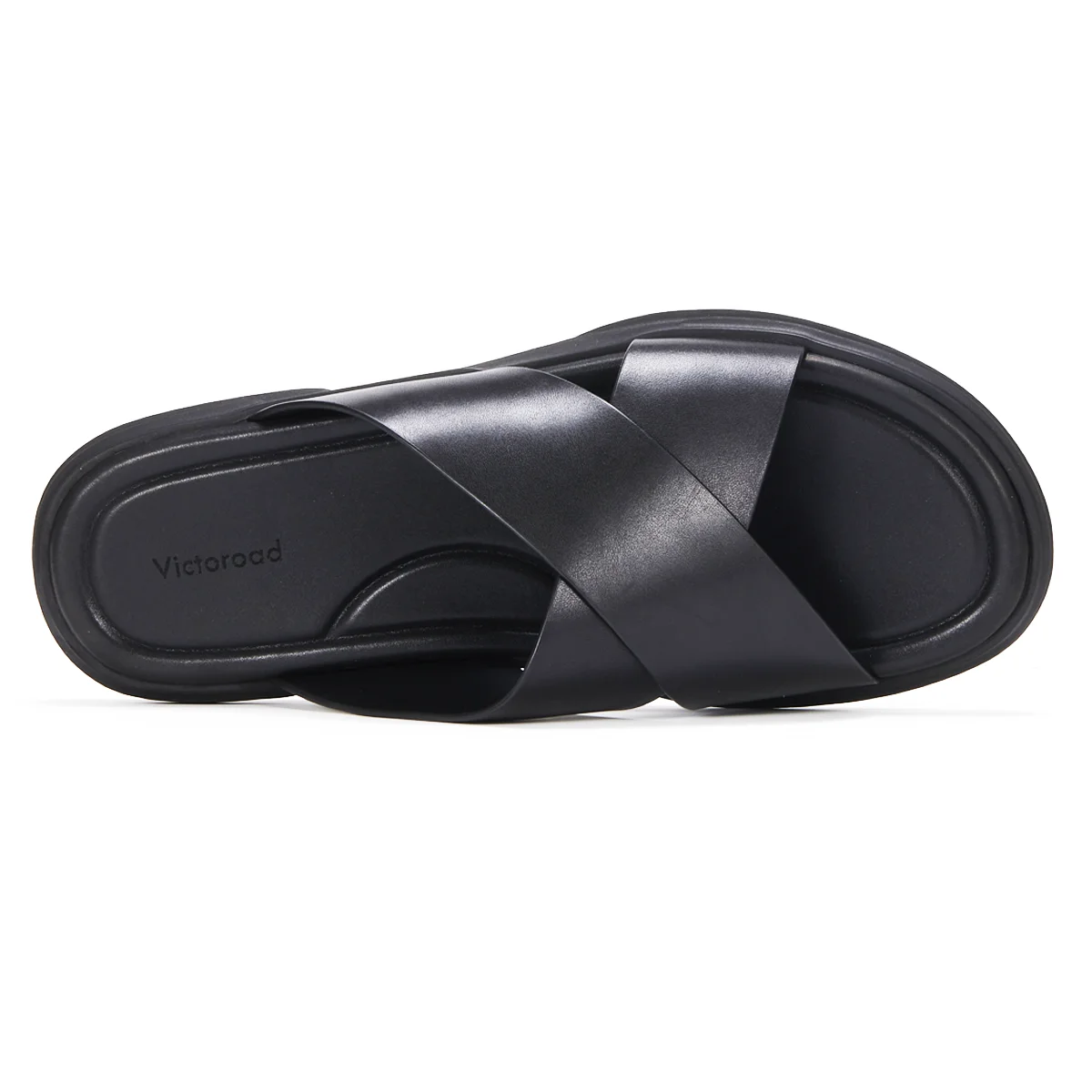 Leather Non-slip Elegant Slippers Top Grade Cowhide Vamp Soft Shoes Mens Daily Wear Comfortable Sandals