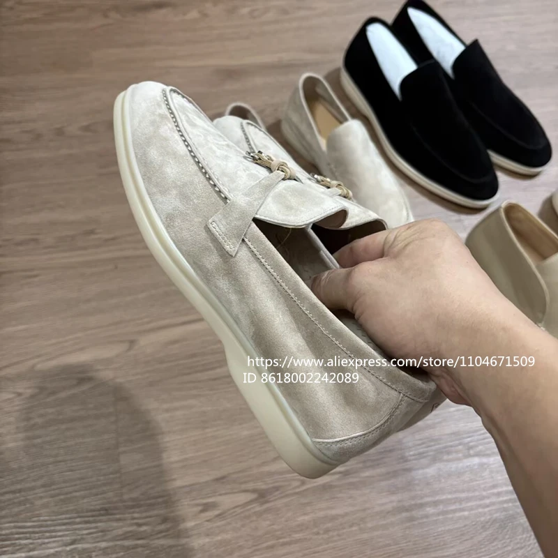 men All genuine leather Walking men's tassel loafers shoes summer Sheepskin Suede Colorful Loafers Casual