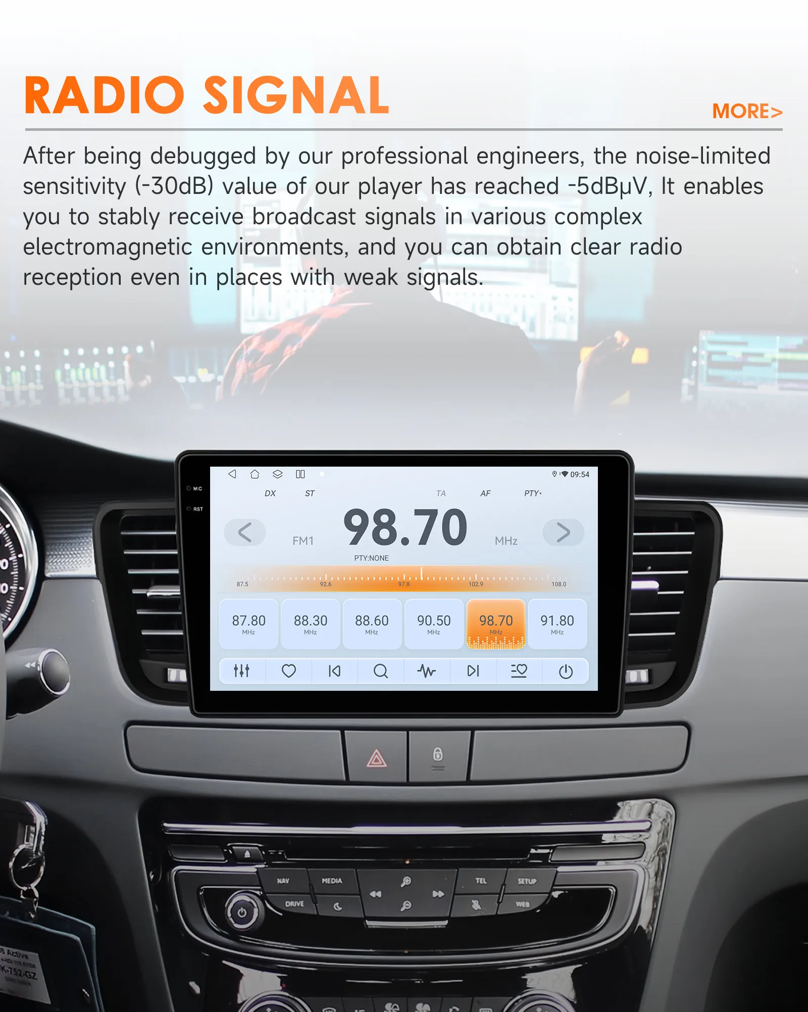 Hizpo 2Din 9inch Android Car Radio for Peugeot 508 508SW 2011 - 2018 CarPlay Android Auto RDS DSP GPS Navigation Snapdragon 6115