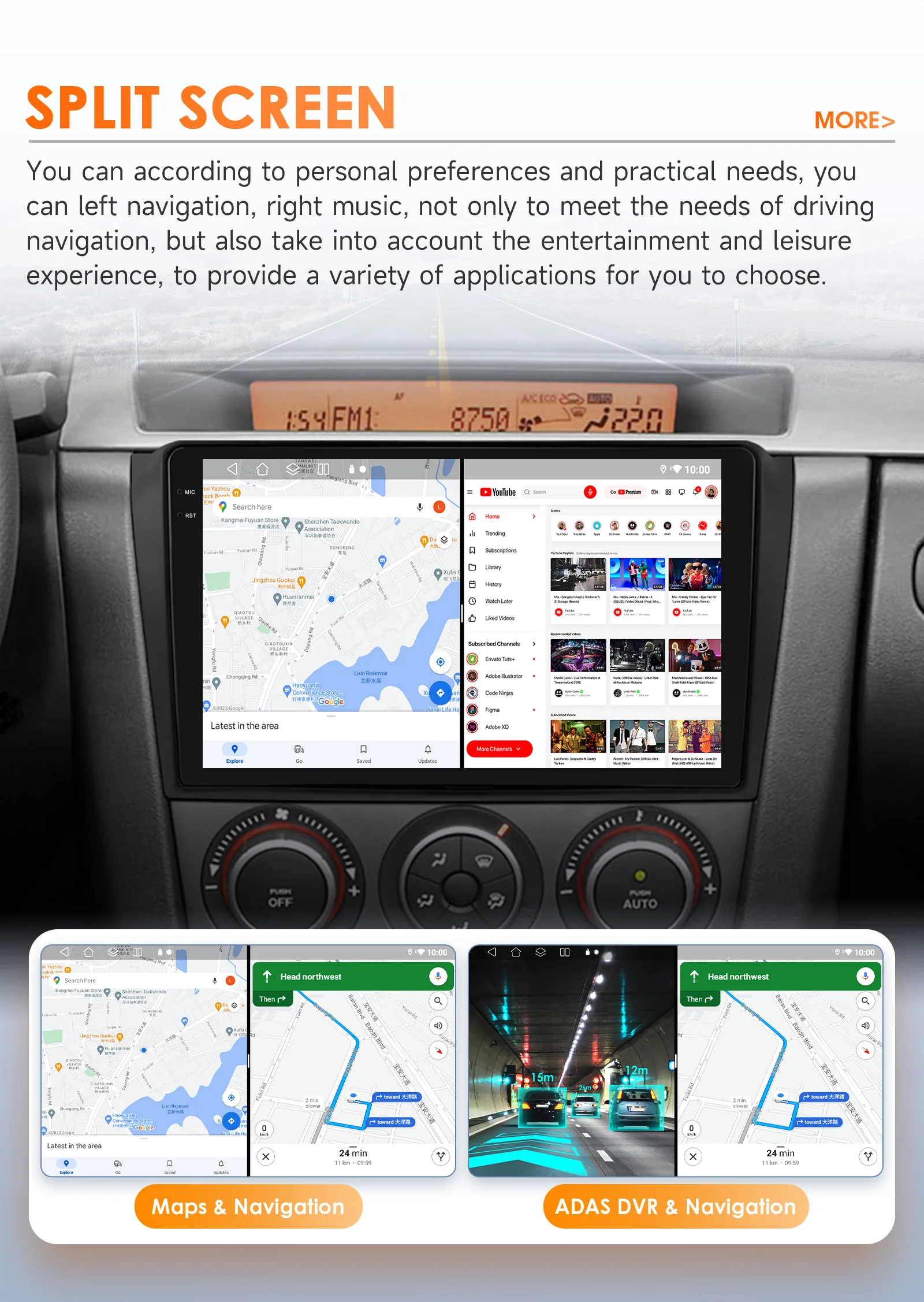 9" Hizpo 2Din CarPlay Android Auto Car Radio for Mazda 3 2004 - 2009 Snapdragon 6115 Headunit GPS Navi 4G BT RDS DSP SWC 360°CAM