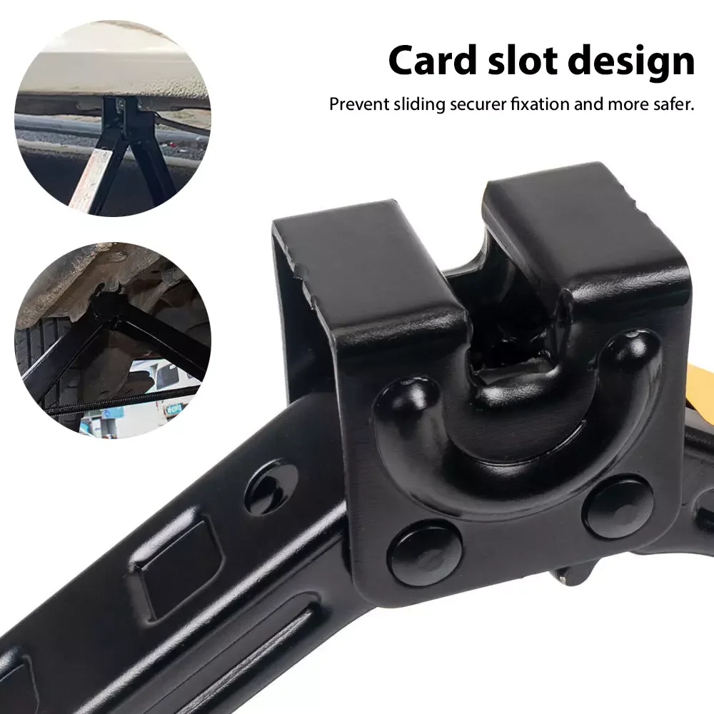 2.5T 1.5T car jacks 2 in 1 Manual Lift Jack Car Repair Tool Lifting Tool with Labor-saving Ratchet Wrench Foldable Jack for Car