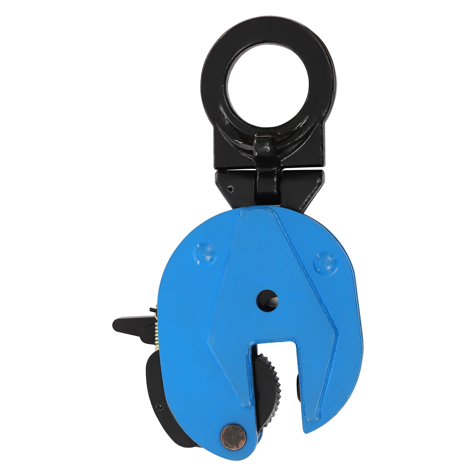 2T/4409.25lbs Vertical Plate Clamp Steel Plate Lifting Jaw Opening Up for Lifting and Transporting Grip Range 0-25mm/0-0.98in