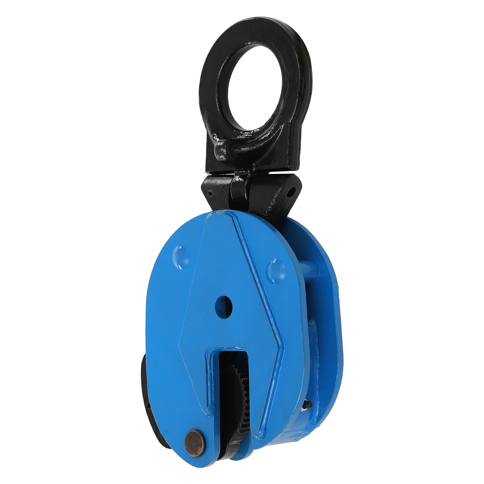 2T/4409.25lbs Vertical Plate Clamp Steel Plate Lifting Jaw Opening Up for Lifting and Transporting Grip Range 0-25mm/0-0.98in
