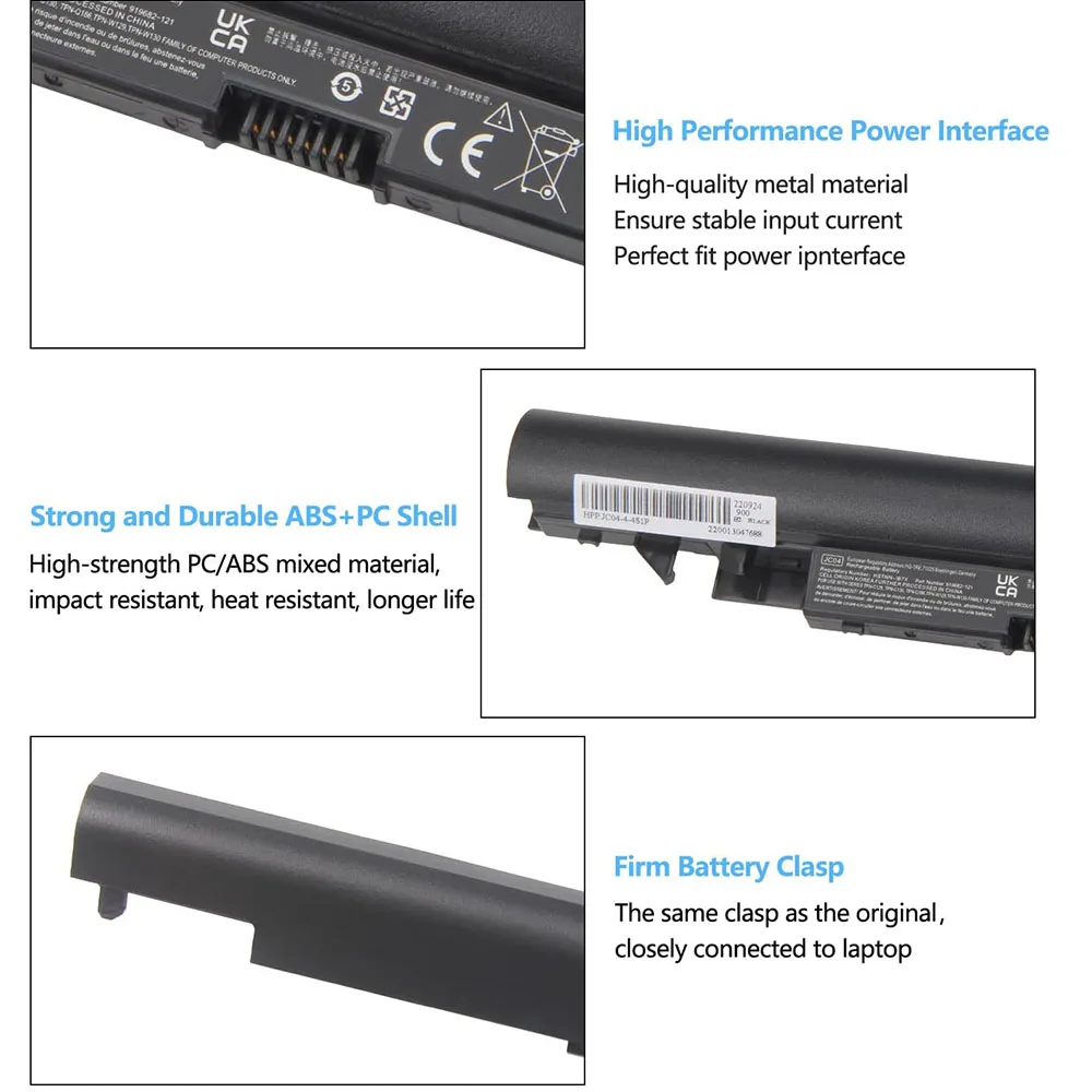 Oyomba JC04 919701-850 HSTNN-LB7W Laptop Battery Compatible with HP Pavilion 240 G6 250 G6 255 G6 919700-850 919681-421