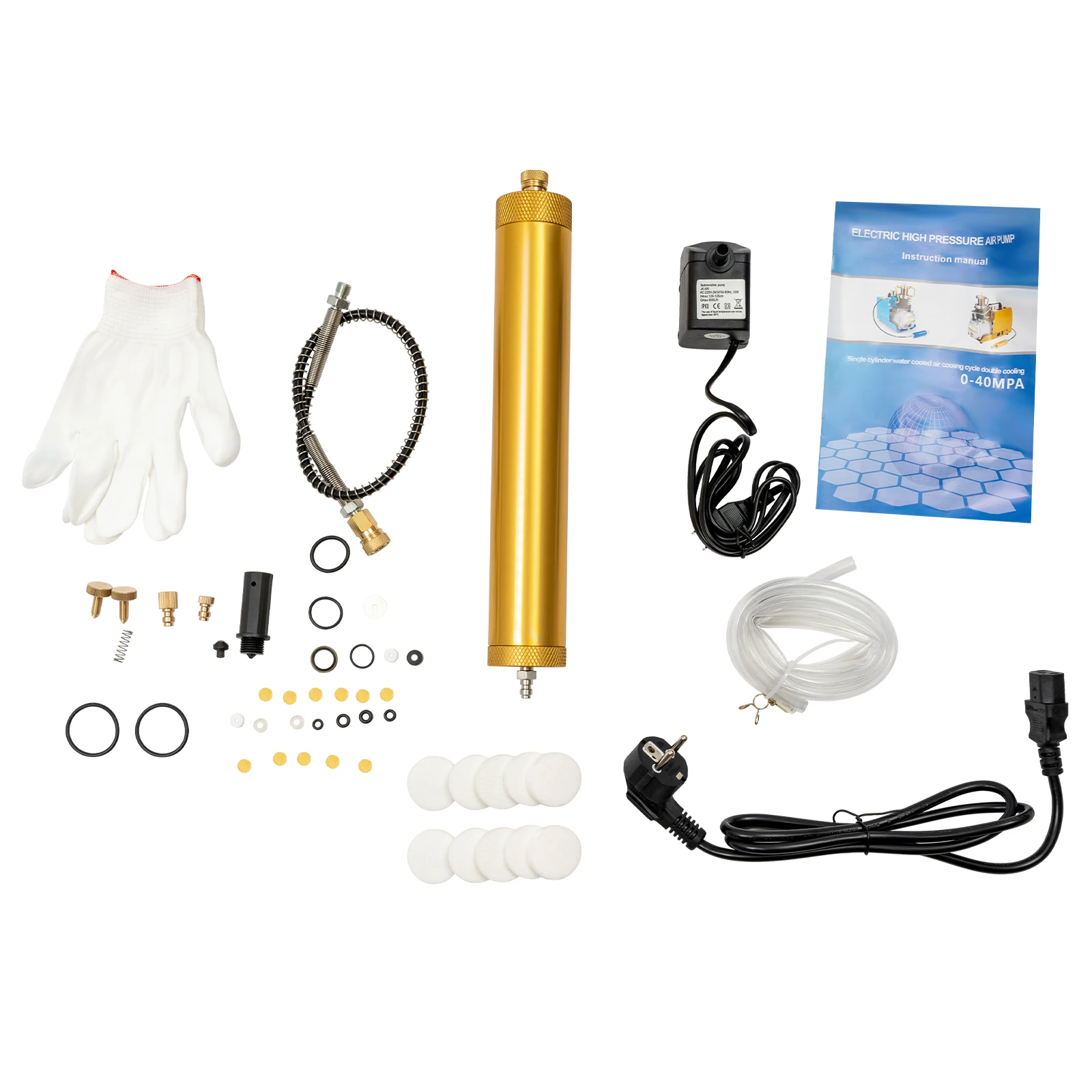 30MPA 1.8KW Electric High Pressure Air Pump Diving Pump Portable PCP Air Compressor
