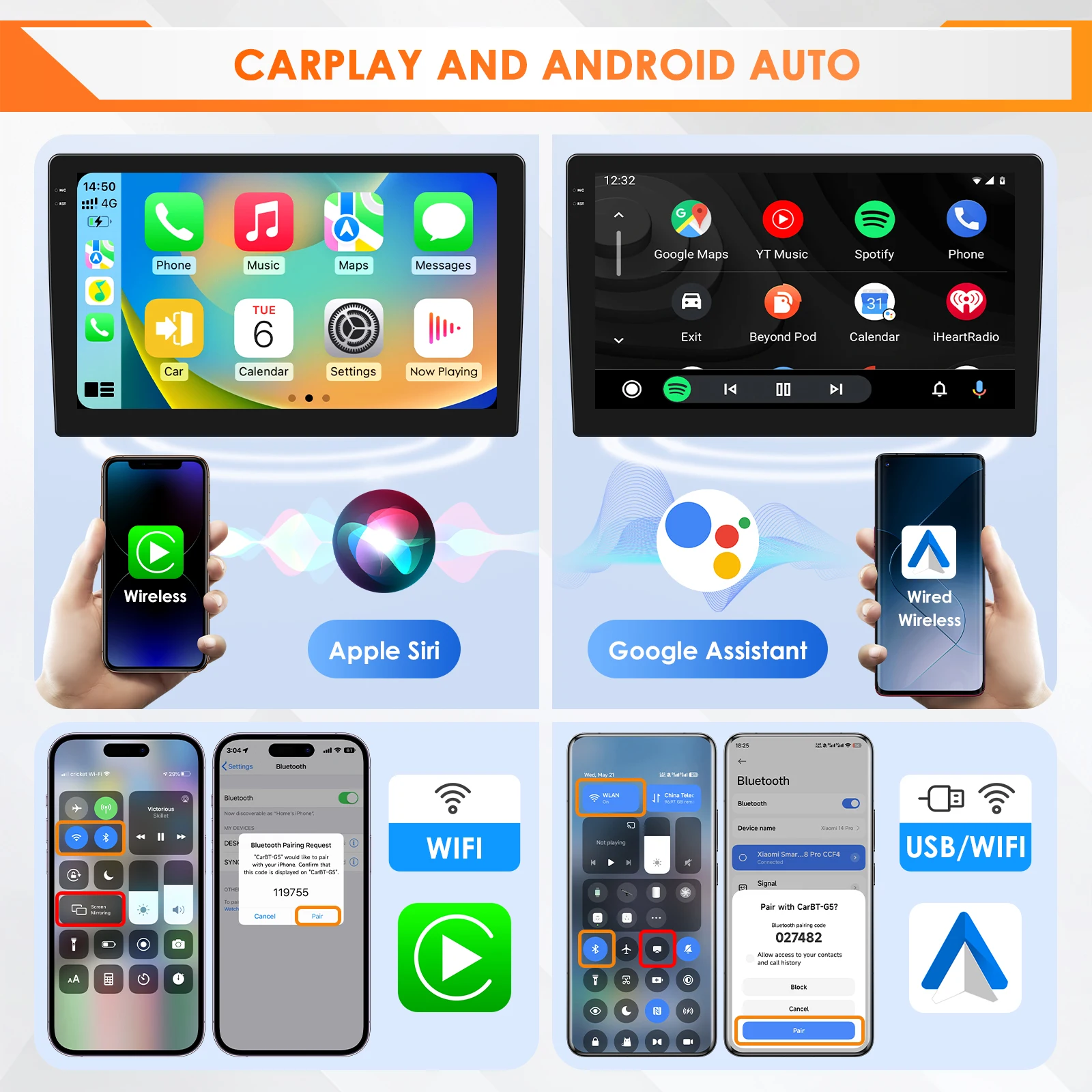 4G Carplay Android 14 Car radio for Renault Master III 3 Opel Movano Nissan NV400 multimedia player 2din Autoradio GPS Stereo