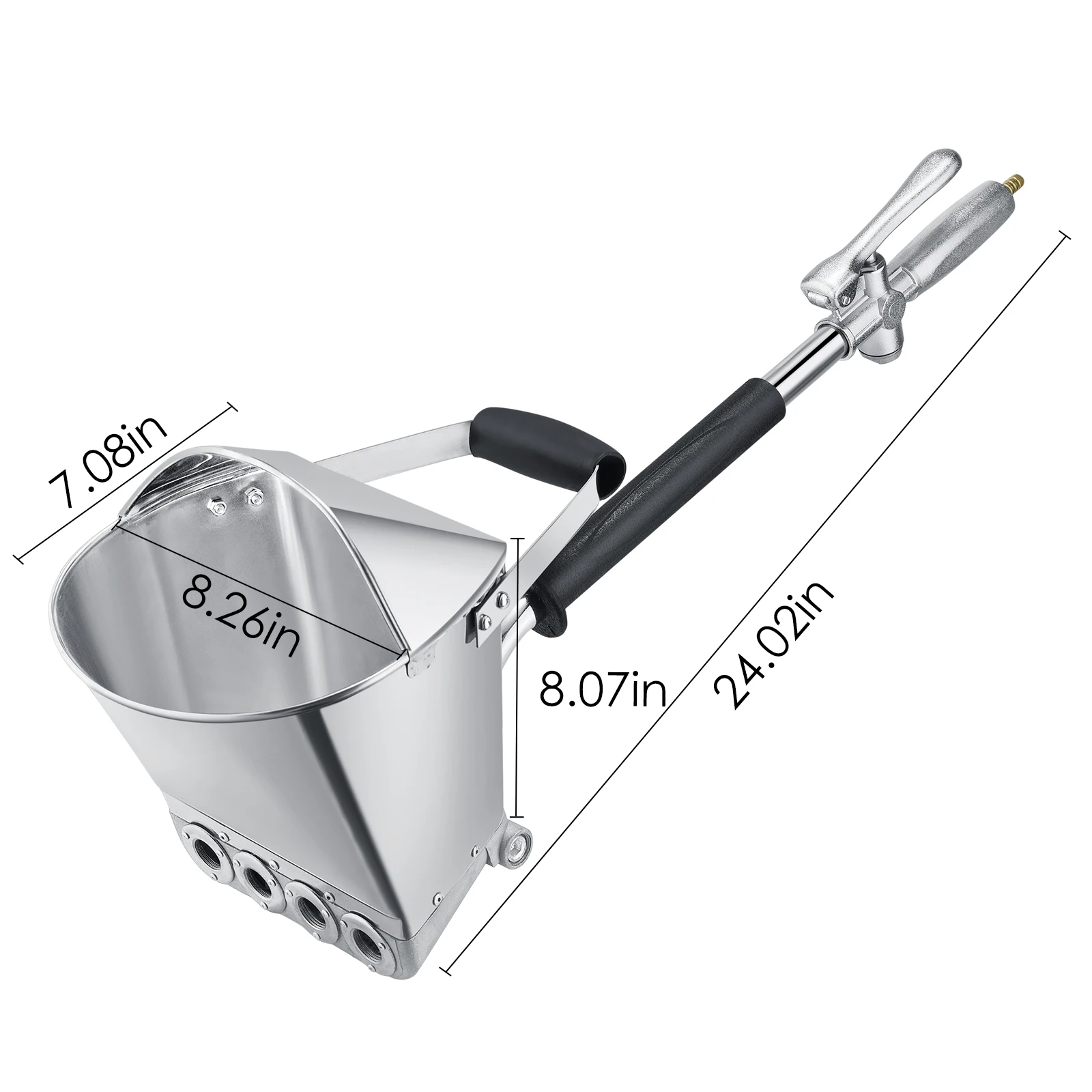 Mortar Spray Gun, Cement Mortar Spray Gun, Wall Spray Gun, 4-Nozzle Cement Mortar Spray Gun, Coated Mortar Spray Gun