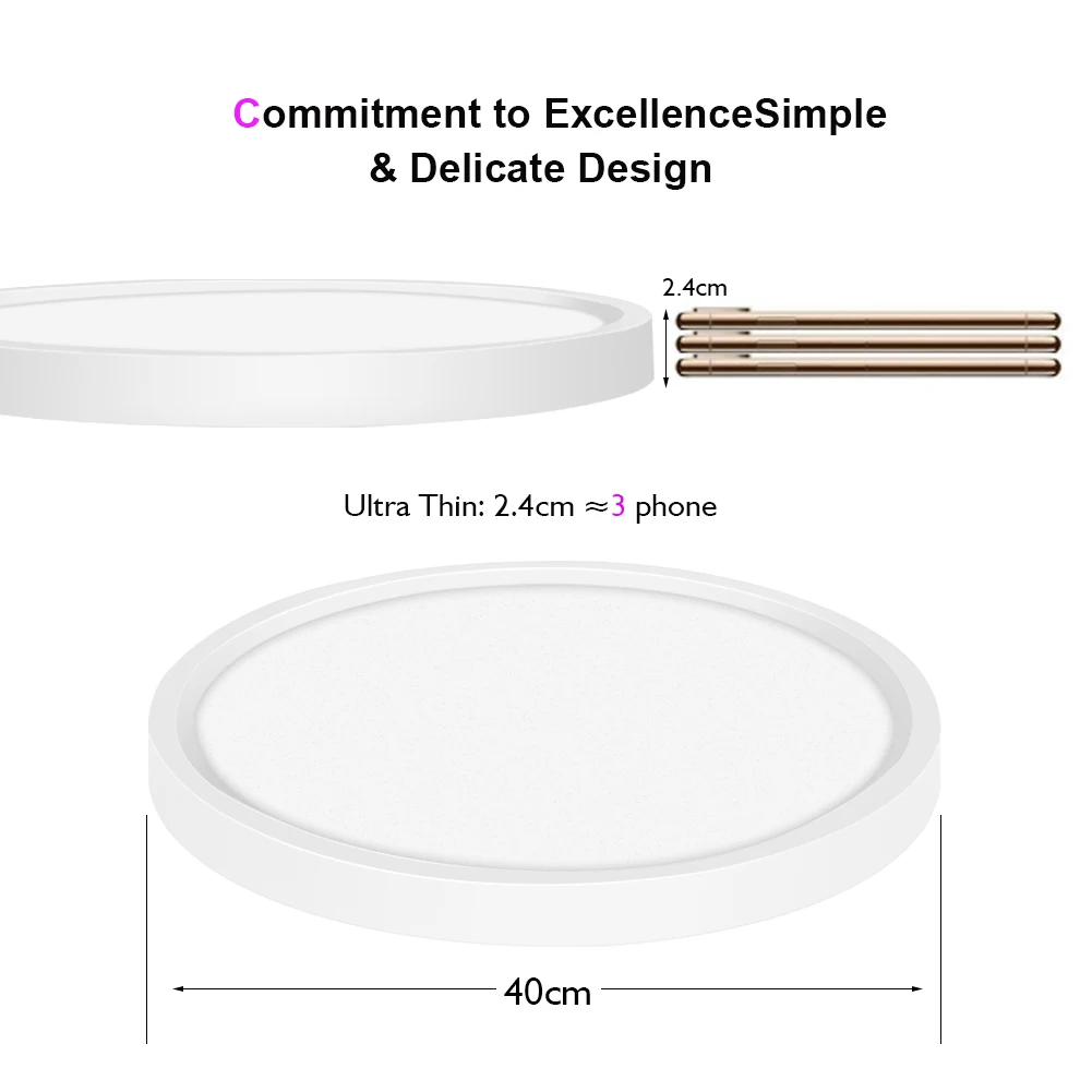 Ceiling Light 3CCT Adjustable LED Ceiling Light Kitchen Bedroom Home Decor Lighting 15W