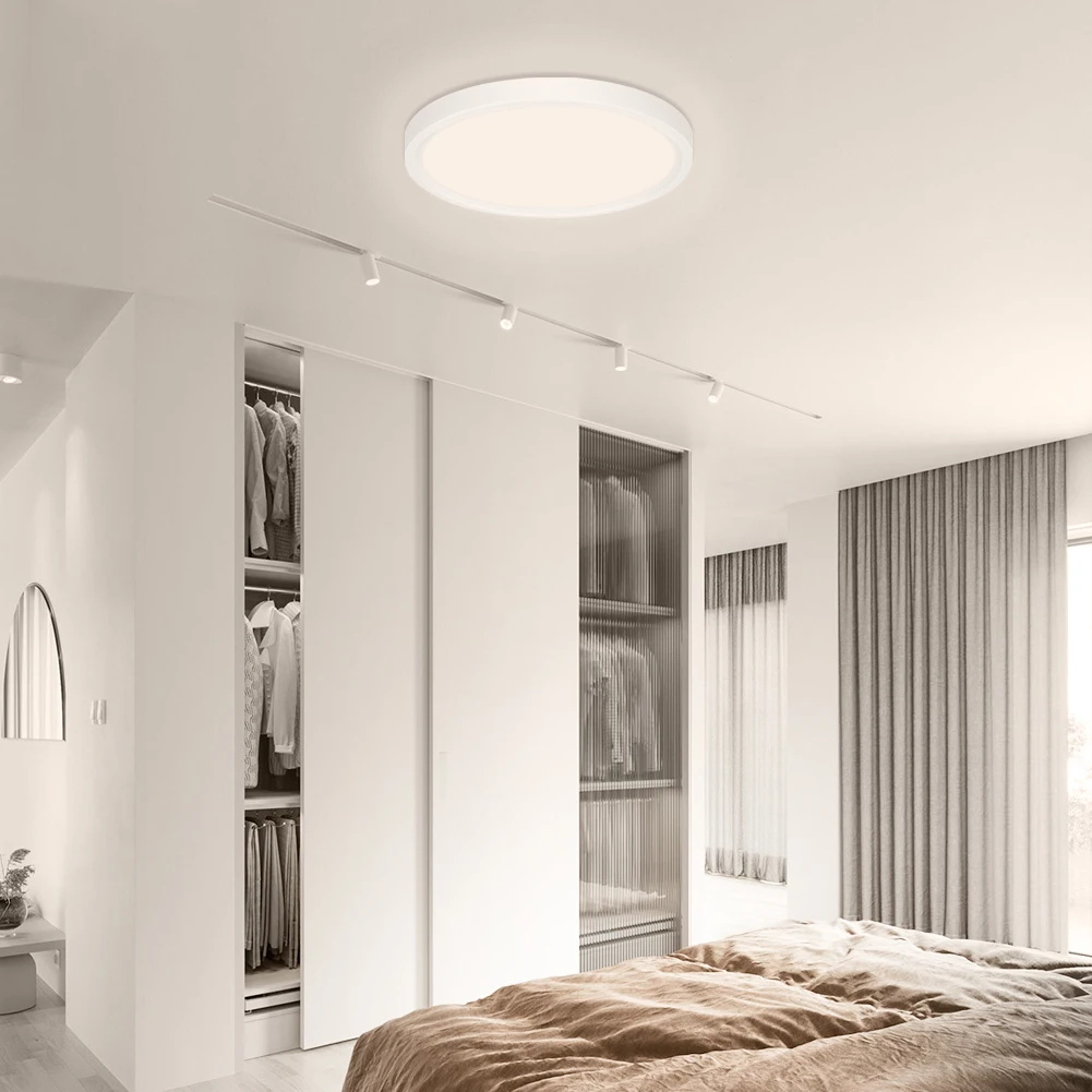 Ceiling Light 3CCT Adjustable LED Ceiling Light Kitchen Bedroom Home Decor Lighting 15W