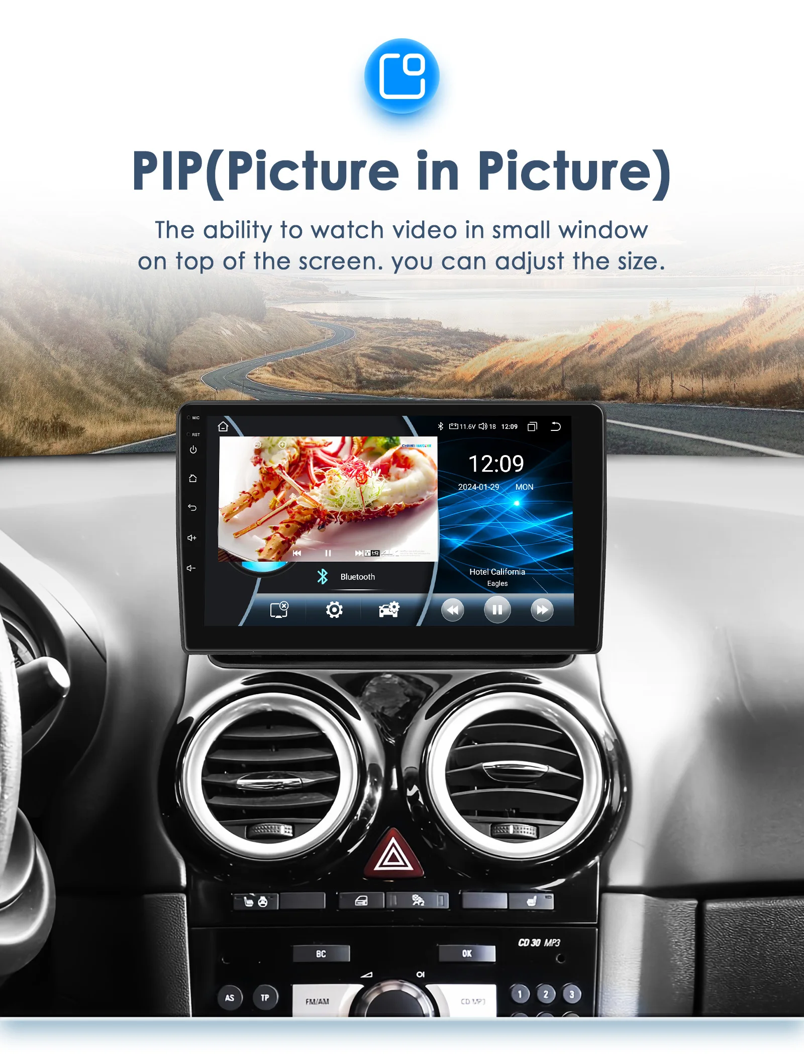 9" Hizpo CarPlay Android Auto Car Radio for Opel Corsa D 2007 - 2012 Hatchback 4G BT GPS RDS DSP SWC UI8581 Intelligent System