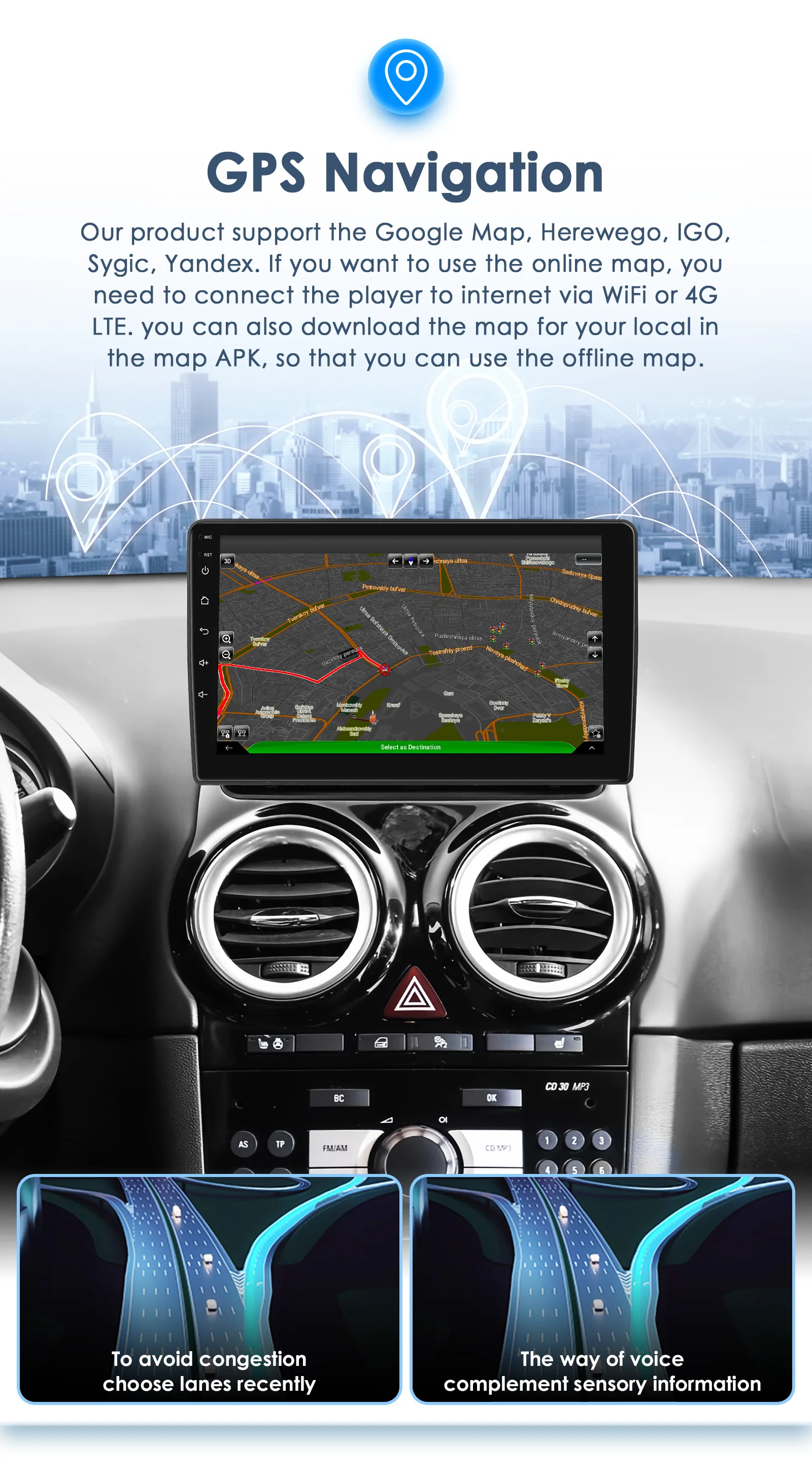 9" Hizpo CarPlay Android Auto Car Radio for Opel Corsa D 2007 - 2012 Hatchback 4G BT GPS RDS DSP SWC UI8581 Intelligent System