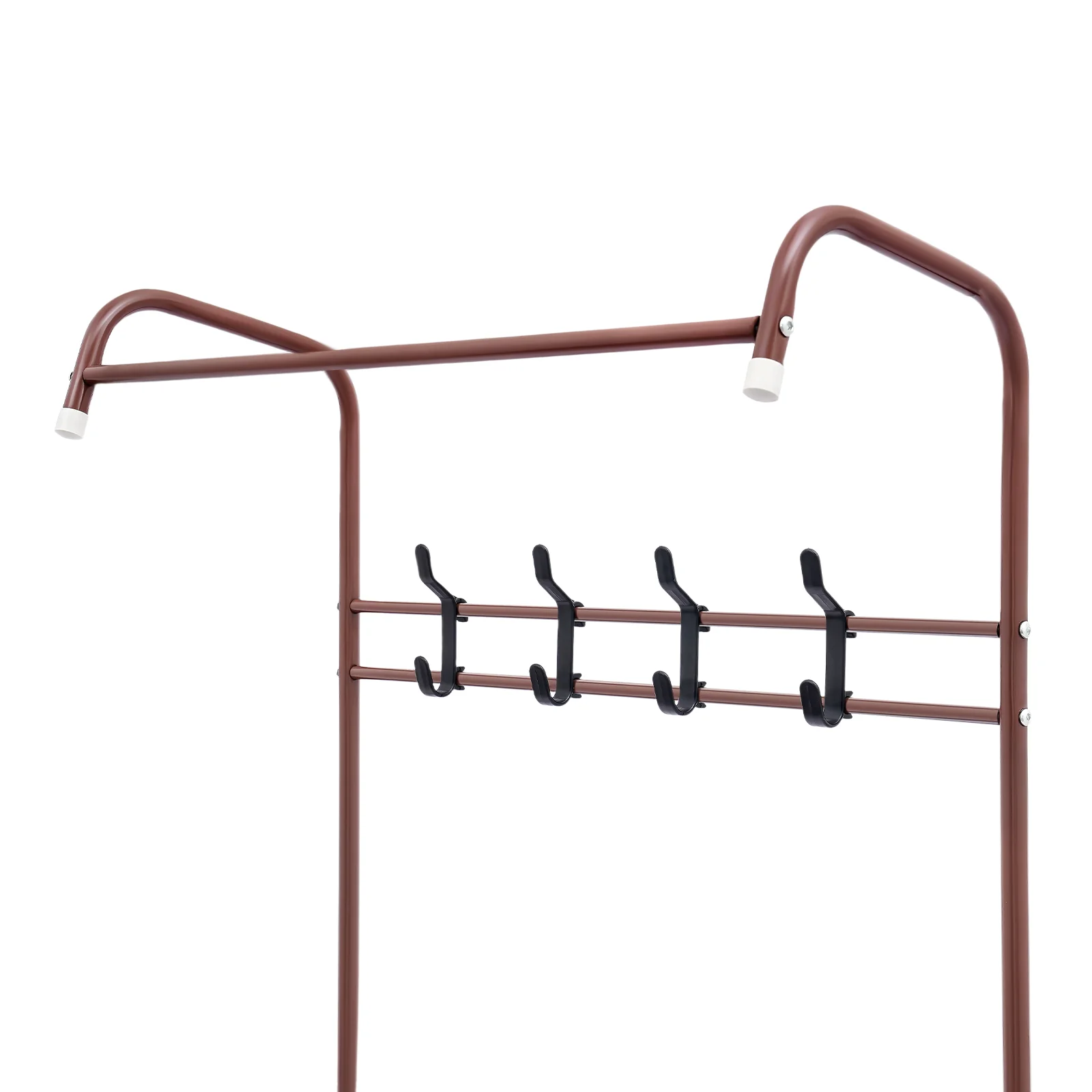 Independent Hanger Brown Metal Shoe Hanger 4 Hooks Clothes Rack Clothes Hangers Coat Hanger Stand Wardrobe Stand