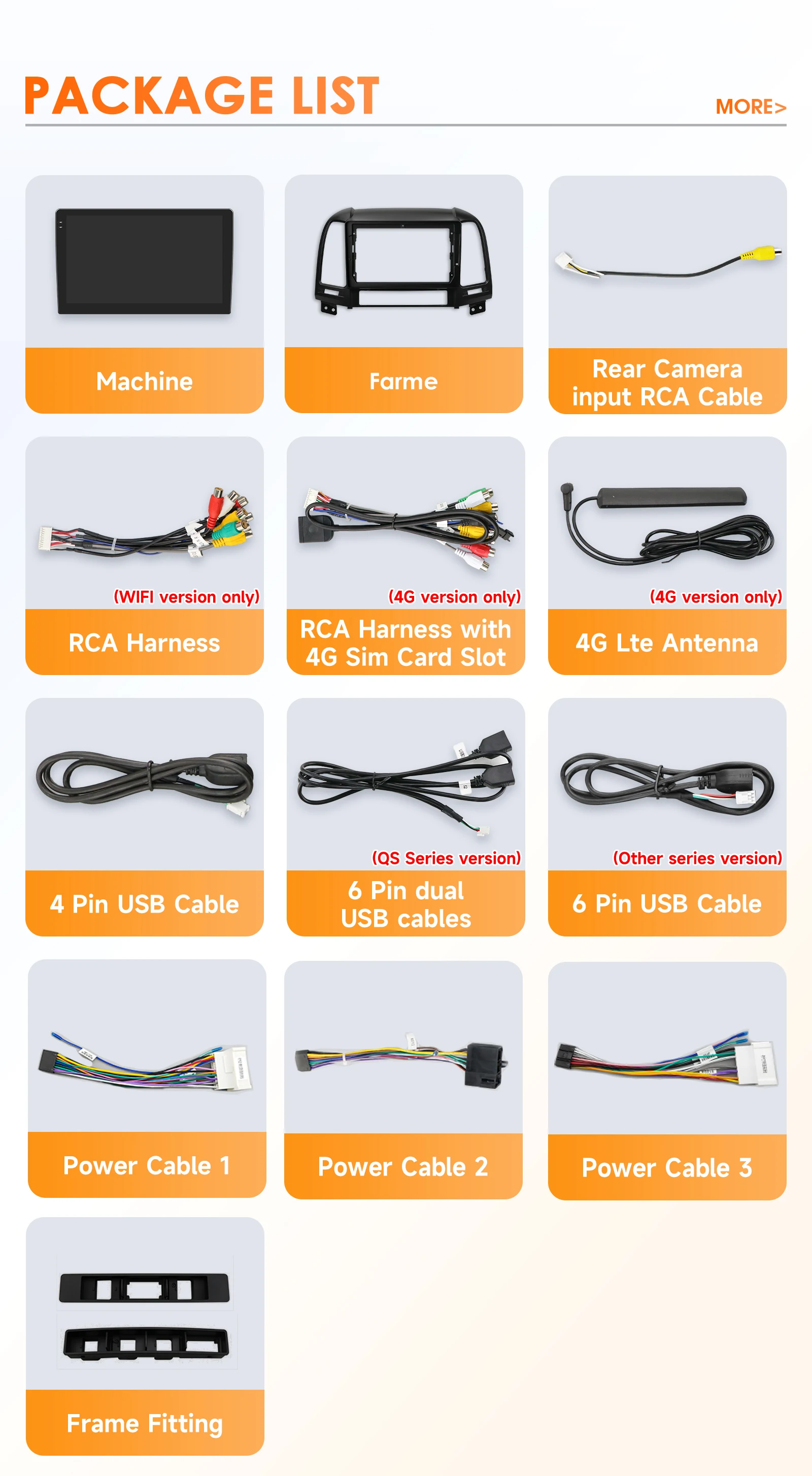 Hizpo 8+128G Android 14 Auto Radio For Hyundai Santa Fe 2 2006-2012 Carplay Car Multimedia GPS 2din Autoradio Navigation 2 din